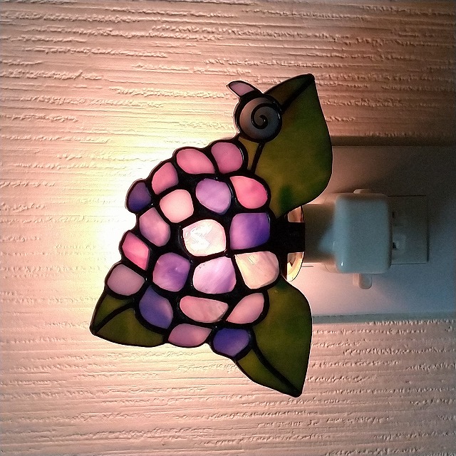 紫陽花のお休みランプ